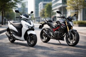 découvrez les principales différences entre un scooter 125 et une moto 125 pour choisir le véhicule adapté à vos besoins, en termes de design, performance et usage.