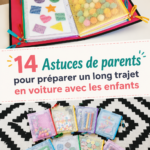 Une famille heureuse en voyage en voiture avec des enfants, prêts pour l'aventure.