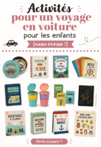 Une famille s'amusant ensemble lors d'un road trip, sans écrans.
