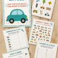 Un pack d'activités ludiques pour animer des road trips en famille