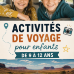 Une famille en voiture jouant à des jeux pendant un voyage