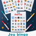 Bingo à imprimer pour un voyage en voiture en famille