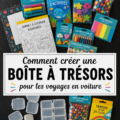 Boîte à trésors DIY décorée pour un road trip