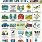 Cartes de Bingo voiture à imprimer pour le divertissement en voyage