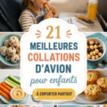 Idées de collations saines pour enfants en voyage en avion