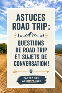 Un groupe d'amis en train de discuter joyeusement au cours d'un road trip
