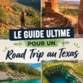 Un paysage désertique au Texas avec des routes infinies