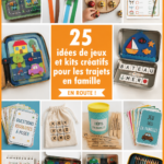 Jeux et kits de voyage DIY pour distraire les enfants pendant un road trip