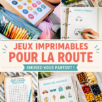 Jeux de route imprimables pour les familles pendant les trajets en voiture