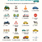 Des jeux de voyage imprimables pour des vacances d'été en famille