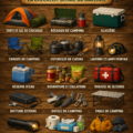 Accessoires indispensables pour le camping en voiture, prêt pour l'aventure