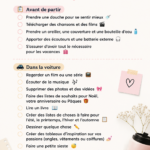 Famille heureuse en voiture sur un long trajet