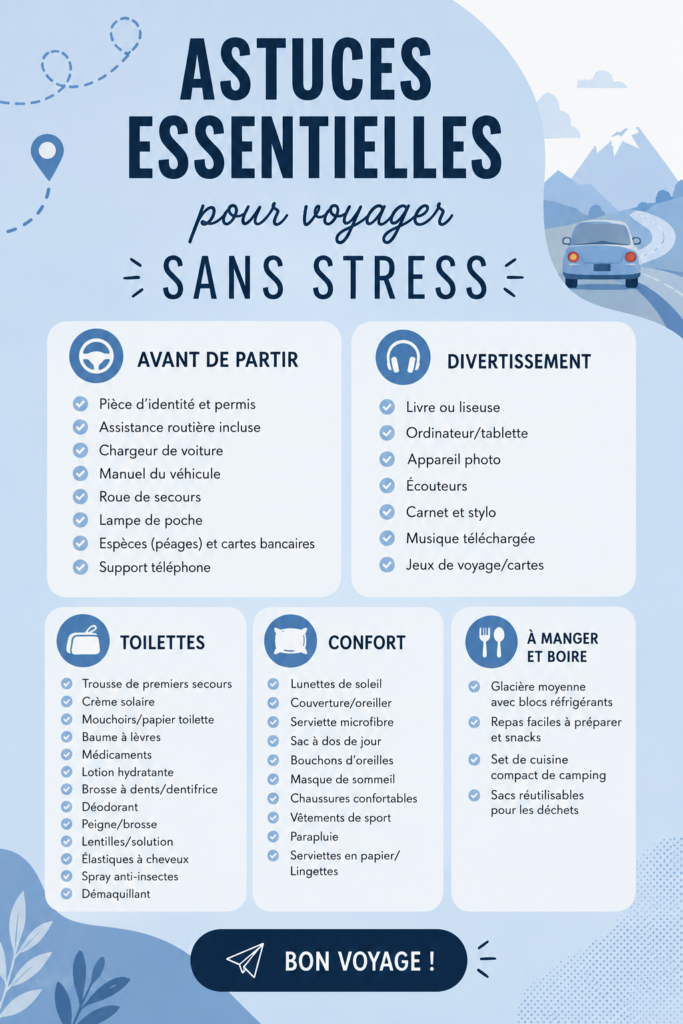 Famille heureuse voyageant ensemble sans stress