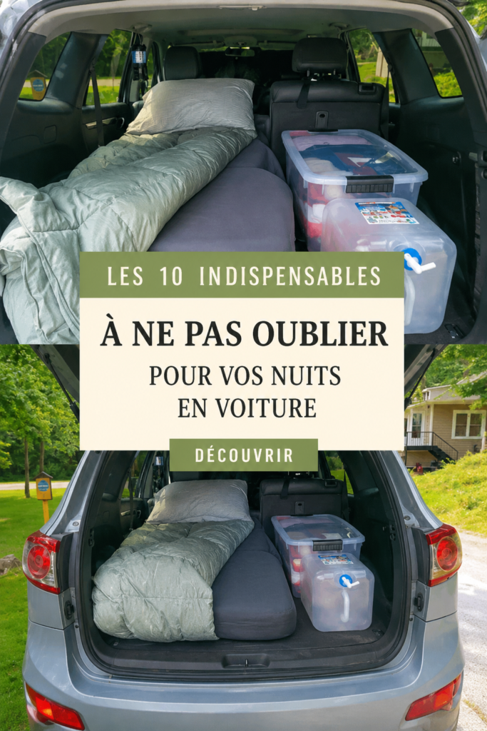 Équipements de camping pour voitures prêts pour une aventure en famille