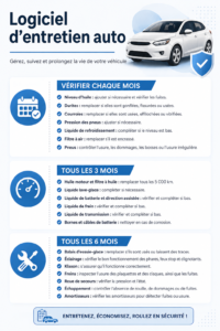 Template de logiciel de gestion automobile pour simplifier les trajets en famille.