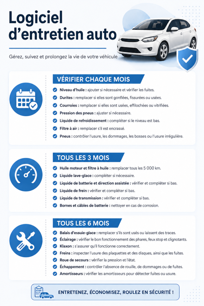 Template de logiciel de gestion automobile pour simplifier les trajets en famille.