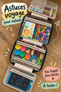 Une famille joyeuse en voyage avec des enfants, prête à explorer de nouvelles destinations.