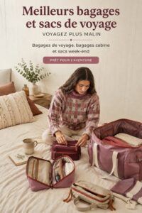 Sacs de voyage adaptés aux familles prêts à partir en vacances