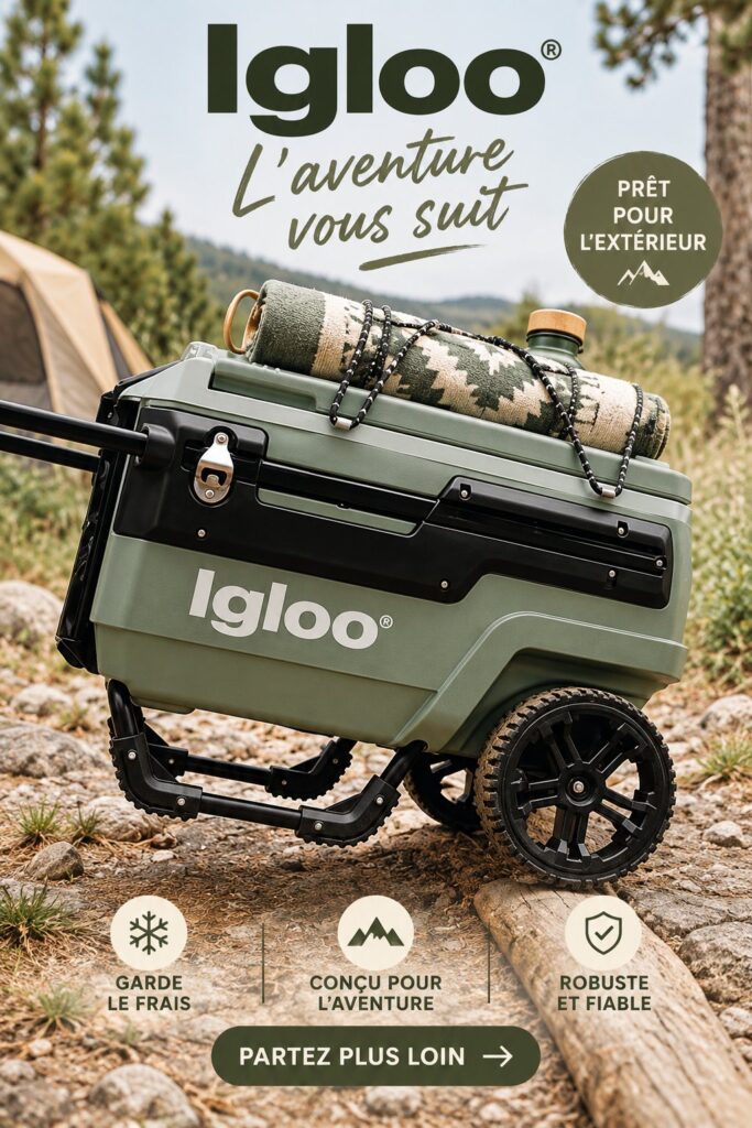 Une sélection de cooler Igloo® pour des sorties en famille