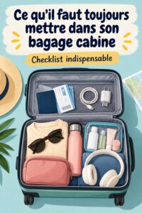 Famille préparant un bagage à main avec des essentiels de voyage.