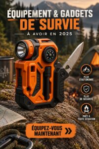 Une sélection de gadgets de survie pratiques pour les voyages en famille en 2025.