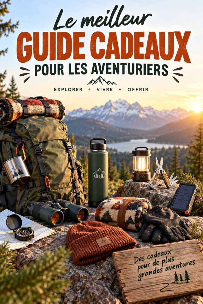 Une femme souriante avec un sac à dos d'aventure en pleine nature, prête pour une exploration.