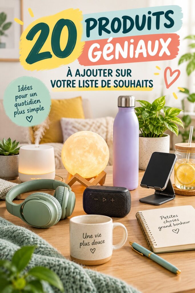 Sélection de produits pratiques d'Amazon pour améliorer votre quotidien