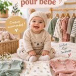 Des ensembles colorés et confortables pour bébé.