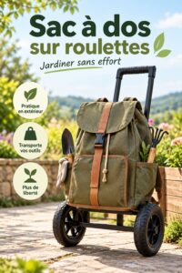 Sac à dos trolley en toile, idéal pour les voyages en famille