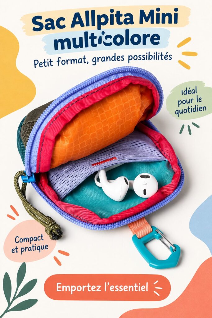 Sac mini Cotopaxi Allpita, coloré et pratique pour vos aventures en famille.
