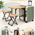 Valise multifonction avec système de meubles pour voyages en famille