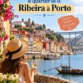 Vue panoramique du quartier de la Ribeira à Porto avec le Douro en arrière-plan