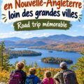 Famille s'amusant en pleine nature en Nouvelle-Angleterre