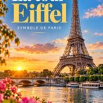 Une magnifique vue de la tour Eiffel sous le ciel bleu, parfaite pour capturer des souvenirs.
