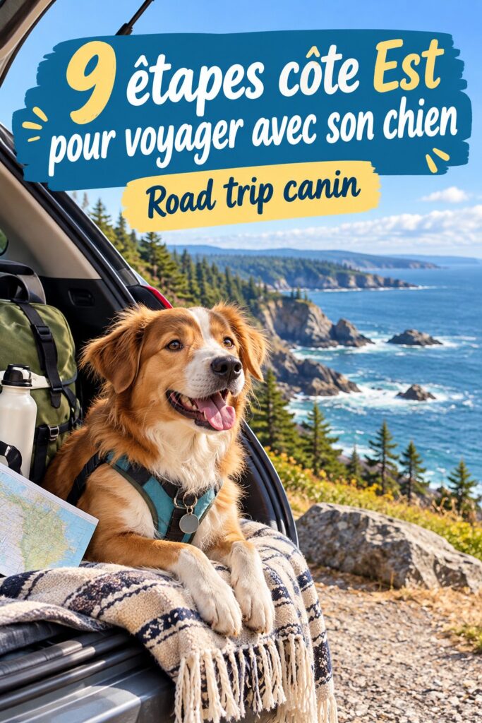 Un road trip sur la Côte Est avec un chien, un moment de complicité entre maître et animal.