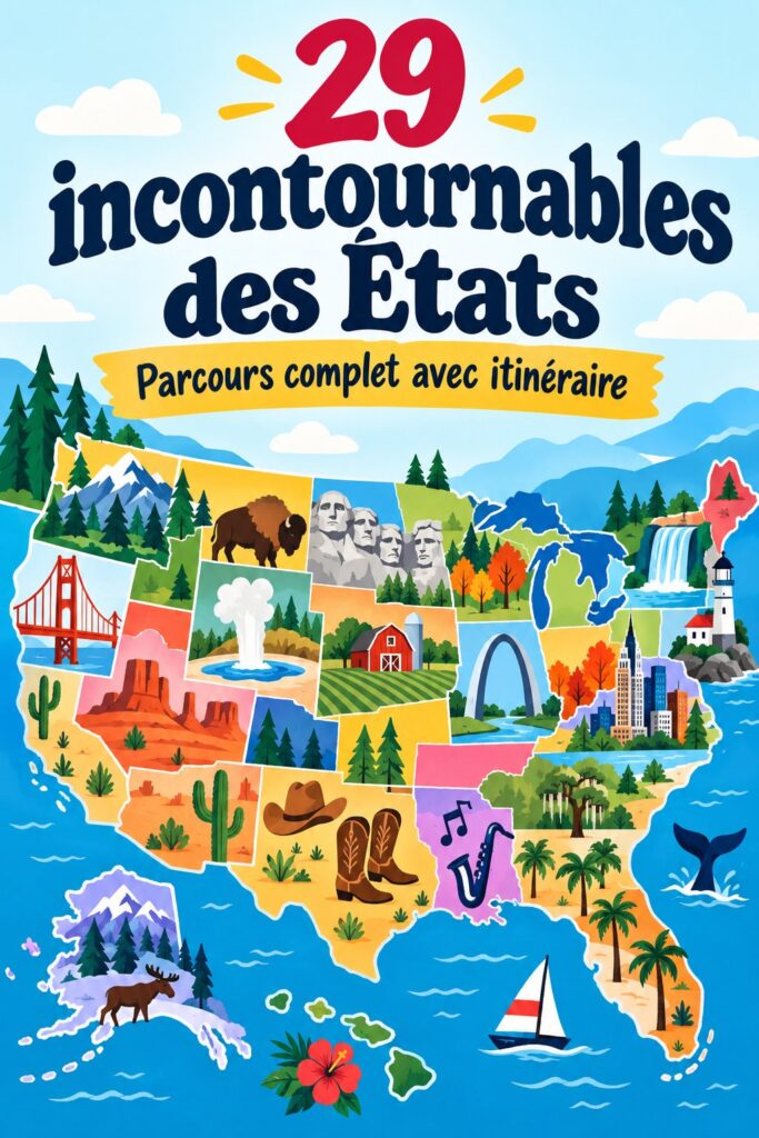 Road trip à travers les paysages emblématiques des États-Unis