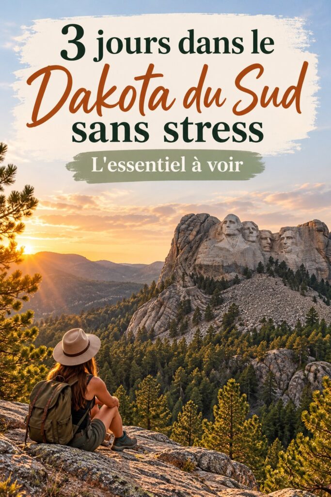 Une route traversant les paysages pittoresques du Dakota du Sud lors d'un road trip relaxant.