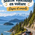 Vue sur la route de Seattle à Vancouver avec des paysages verdoyants