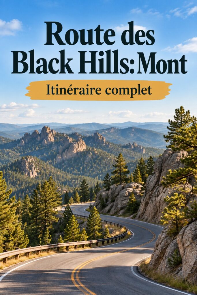 Vue panoramique de Mount Rushmore dans les Black Hills
