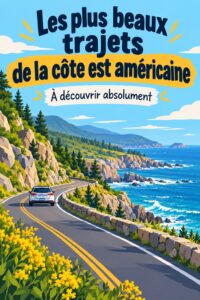 Famille profitant du paysage lors d'un road trip sur la côte Est des États-Unis