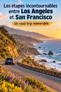 Paysage spectaculaire de la Côte Pacifique entre Los Angeles et San Francisco
